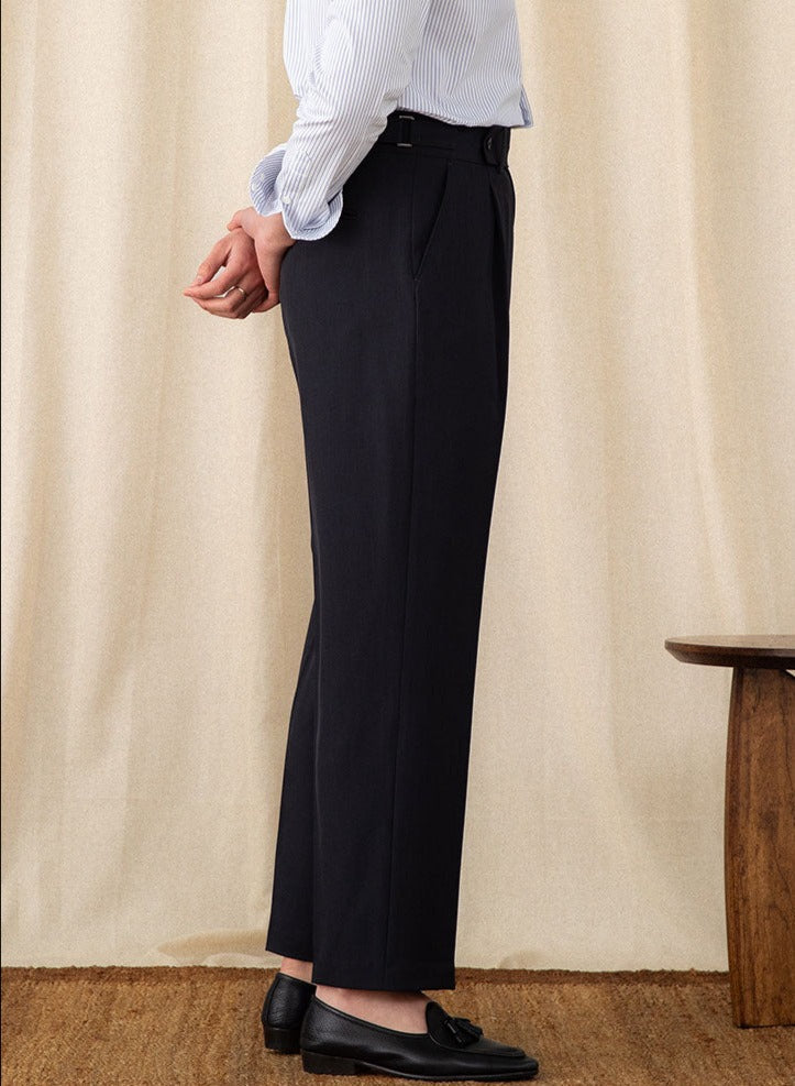 Sicily Pleated Straight Fit Trousers