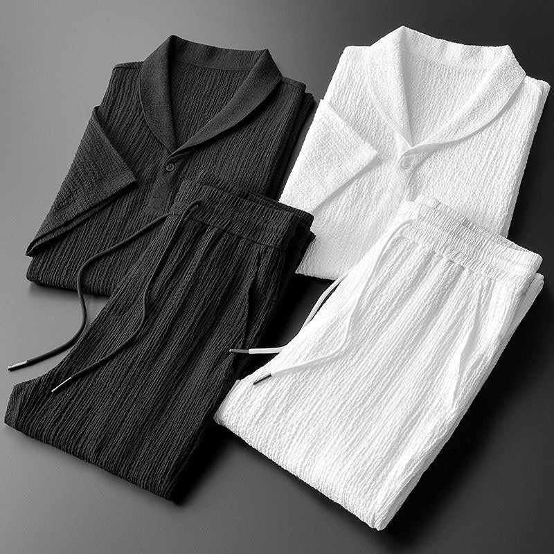 Cotton Polo & Pantalon Suit