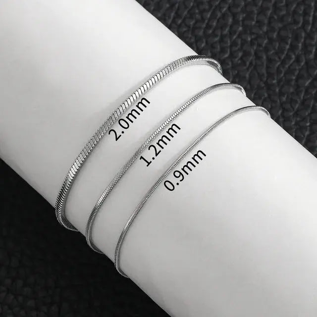 Le bracelet fin en argent