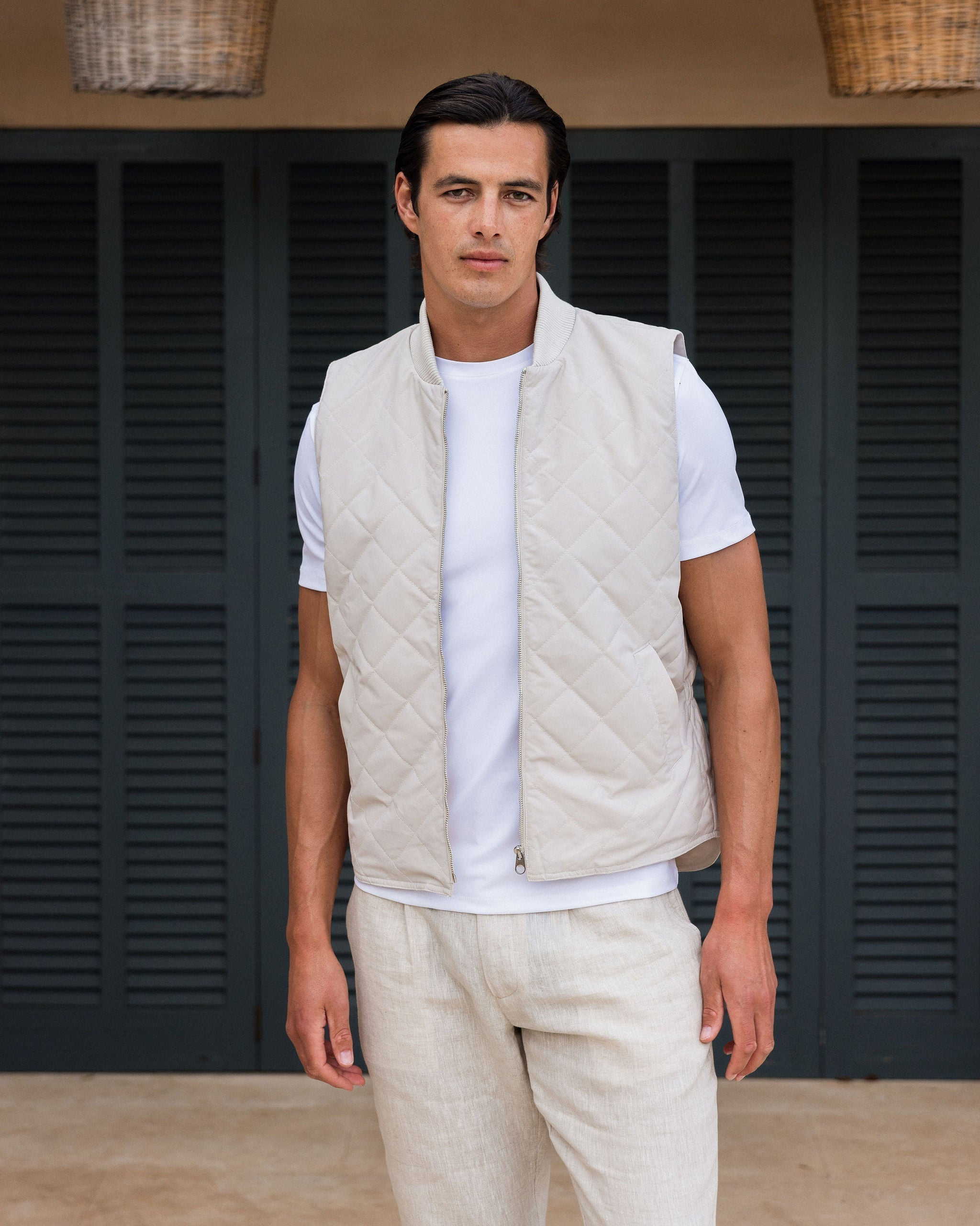 Summer Gilet Stone