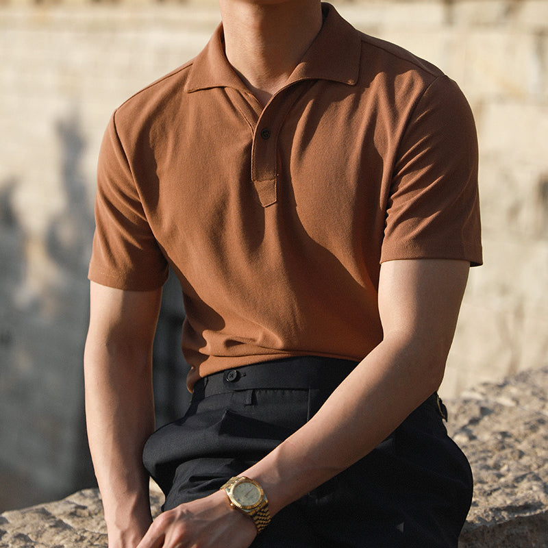 Sorrento Polo with One-Piece Collar