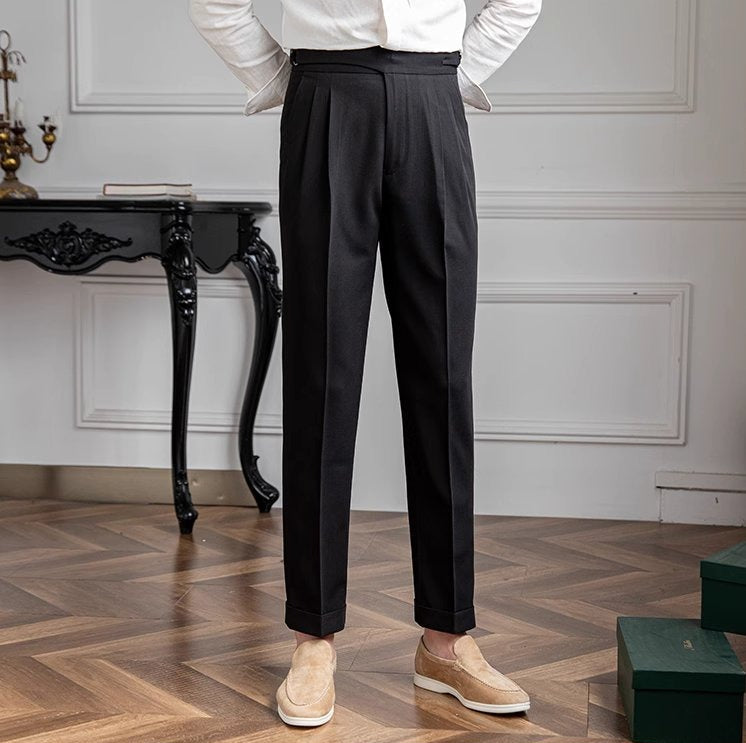 Portovenere Gurkha Button Pleated Trousers