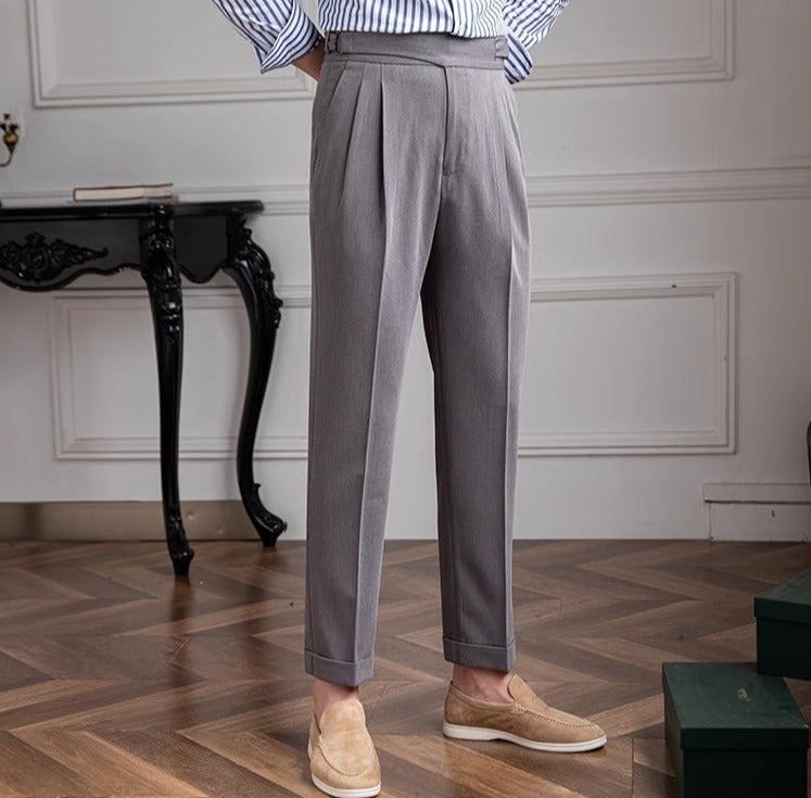 Portovenere Gurkha Button Pleated Trousers